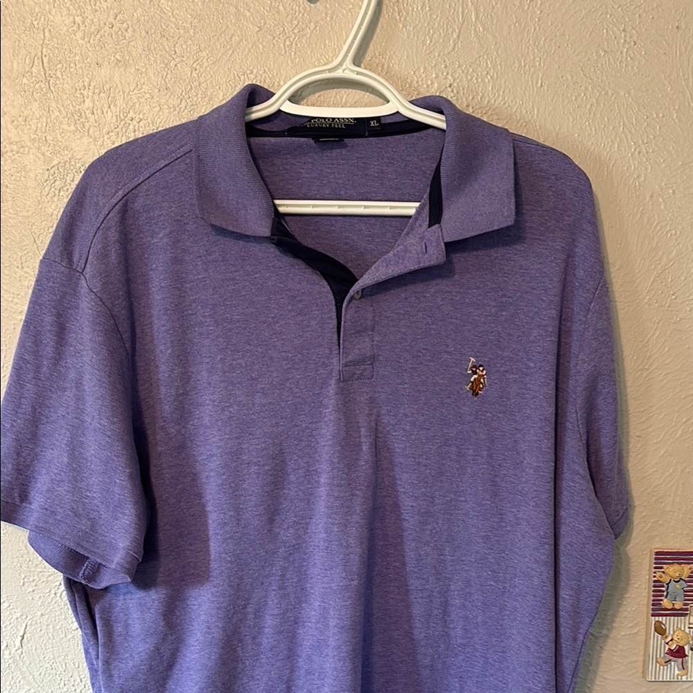U.S. Polo Assn. Purple Polo Shirt Casual Style